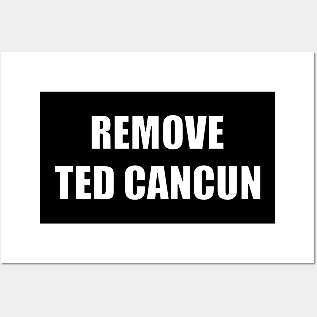 Remove Ted Cancun Wall Art by Thinkblots